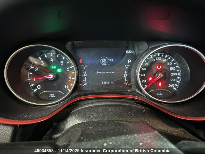 2018 Jeep Compass Trailhawk VIN: 3C4NJDDB0JT128927 Lot: 40034853