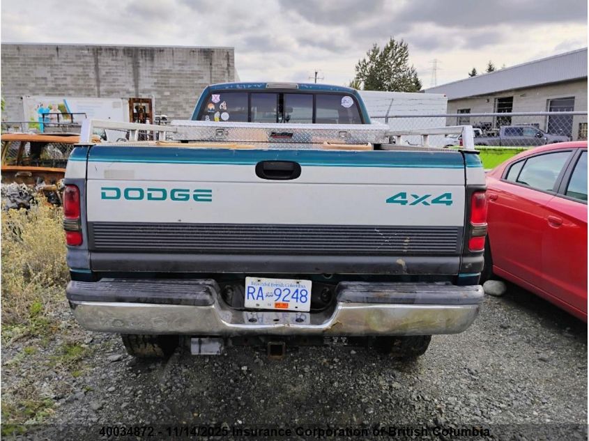 1997 Dodge Ram 2500 VIN: 3B7KF23D6VG790876 Lot: 40034872