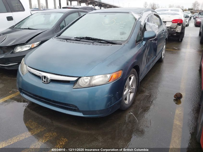 2008 Honda Civic VIN: 2HGFA16598H017081 Lot: 40034910