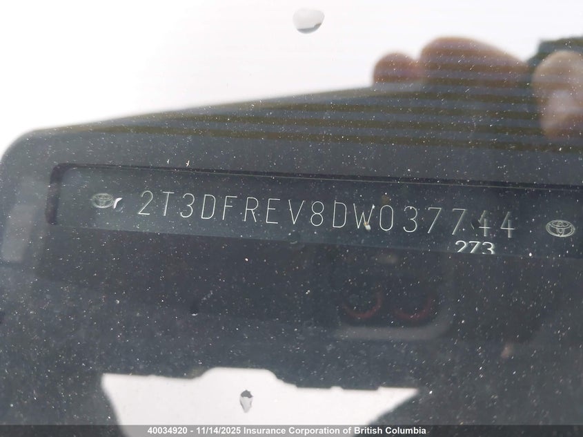 2T3DFREV8DW037744 2013 TOYOTA RAV 4 photo no. 18