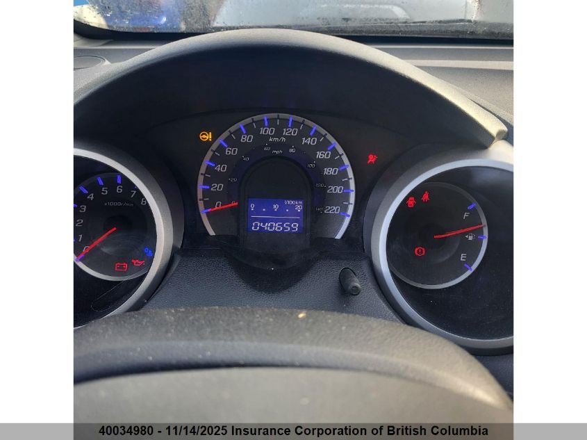 2010 Honda Fit VIN: JHMGE8G86AC802951 Lot: 40034980