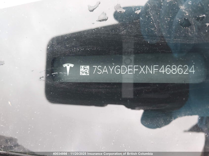 7SAYGDEFXNF468624 2022 TESLA MODEL Y photo no. 17