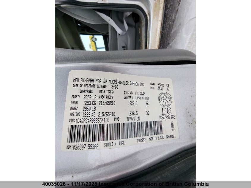 1D4GP24R06B654186 2006 DODGE CARAVAN photo no. 23