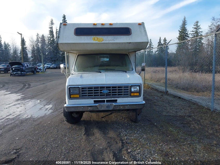 1984 Ford Econoline E350 Cutaway Van VIN: 1FDKE3018EHA89860 Lot: 40035081