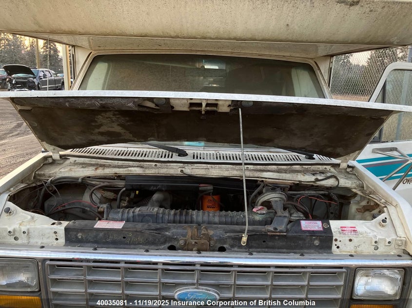 1984 Ford Econoline E350 Cutaway Van VIN: 1FDKE3018EHA89860 Lot: 40035081