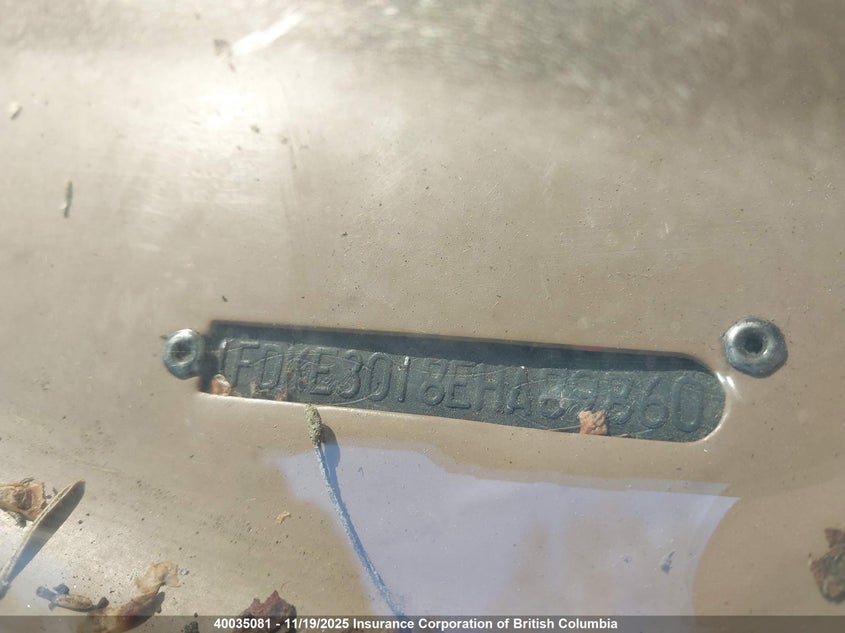 1984 Ford Econoline E350 Cutaway Van VIN: 1FDKE3018EHA89860 Lot: 40035081