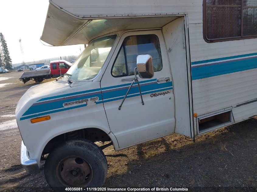 1984 Ford Econoline E350 Cutaway Van VIN: 1FDKE3018EHA89860 Lot: 40035081