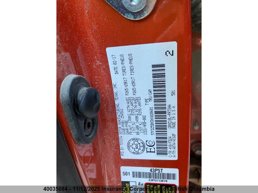 5TFDZ5BN3HX020601 2017 TOYOTA TACOMA photo no. 7