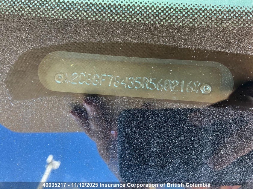 2C8GF78435R560216 2005 CHRYSLER PACIFICA photo no. 7