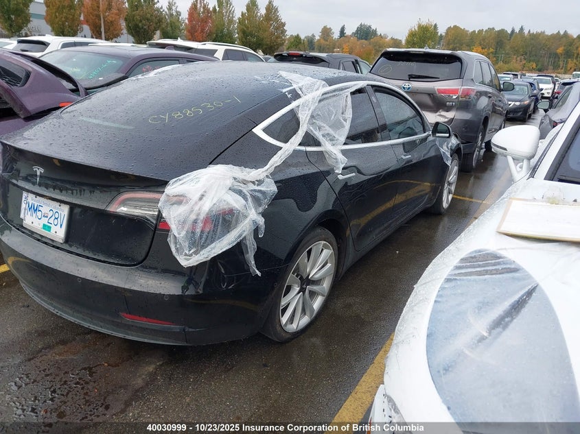 5YJ3E1EA6KF423207 2019 TESLA MODEL 3 photo no. 4