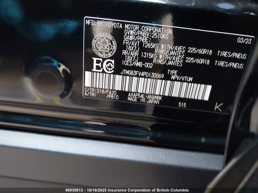 JTMGB3FV4PD130069 2023 TOYOTA RAV 4 photo no. 19