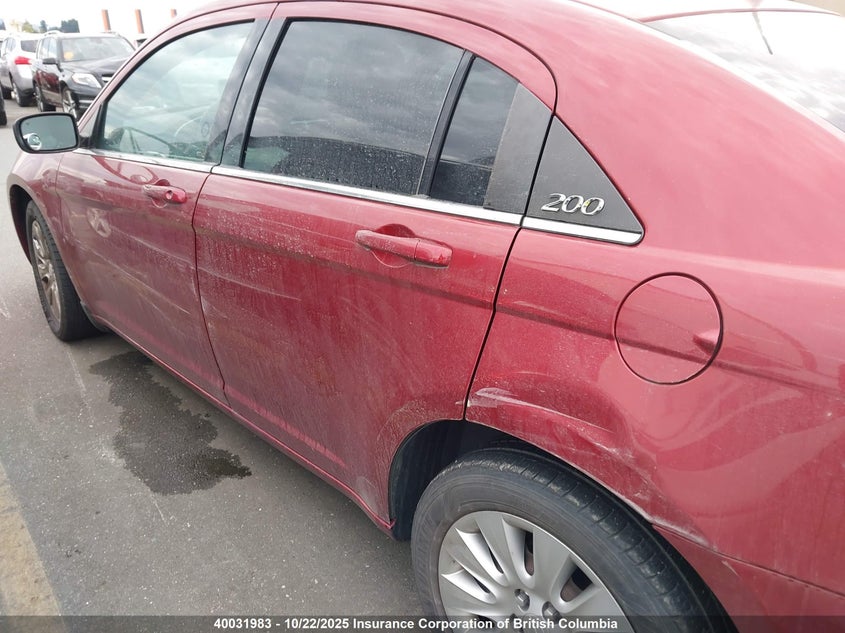 2014 Chrysler 200 Lx VIN: 1C3CCBAB1EN230032 Lot: 40031983