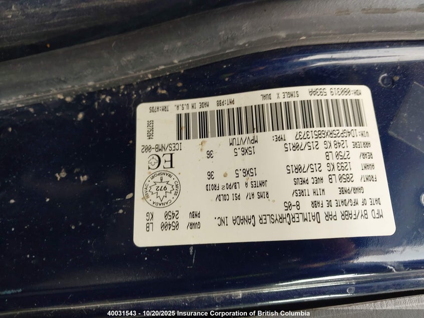 1D4GP25RX6B513737 2006 DODGE CARAVAN photo no. 9