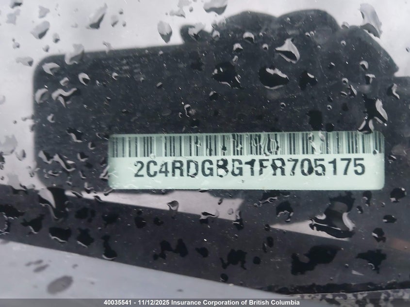 2C4RDGBG1FR705175 2015 DODGE CARAVAN photo no. 18