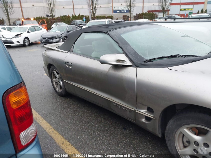 1999 Pontiac Firebird VIN: 2G2FS32K9X2216530 Lot: 40035605