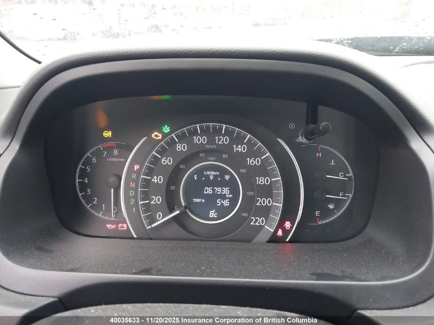 2013 Honda Cr-V VIN: 2HKRM4H7XDH110969 Lot: 40035633