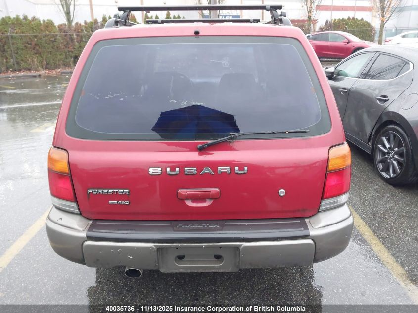 1999 Subaru Forester S/S Limited VIN: JF1SF6552XH715068 Lot: 40035736