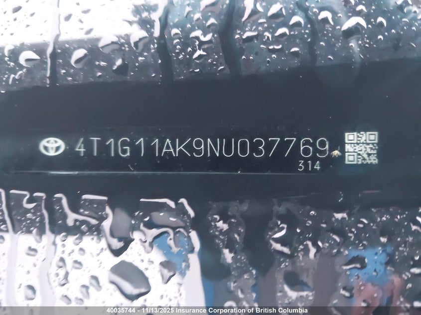 4T1G11AK9NU037769 2022 TOYOTA CAMRY photo no. 19