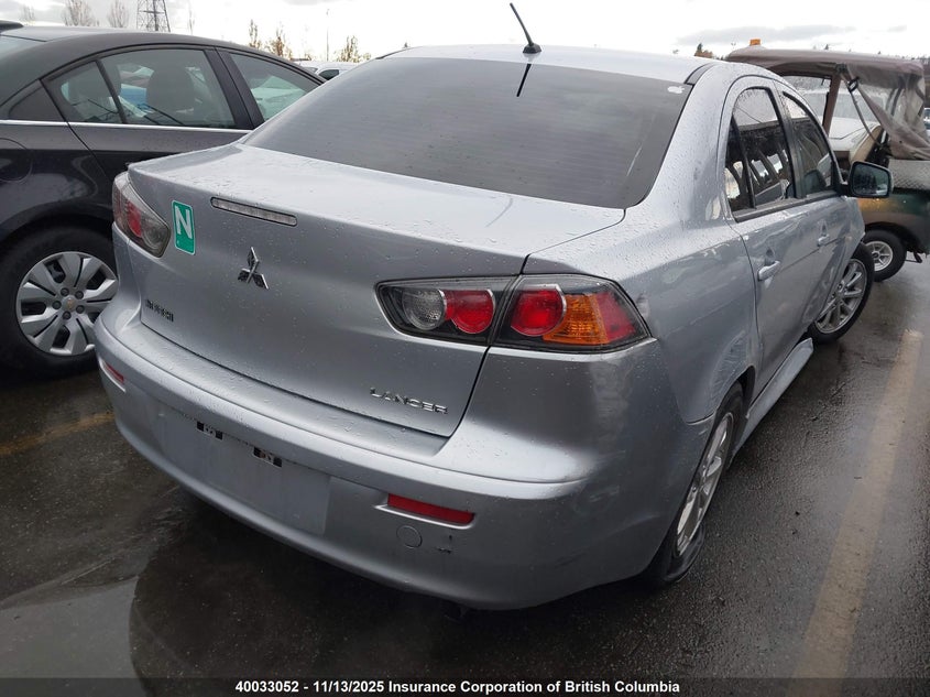 JA32U2FU8BU606207 2011 MITSUBISHI LANCER photo no. 4