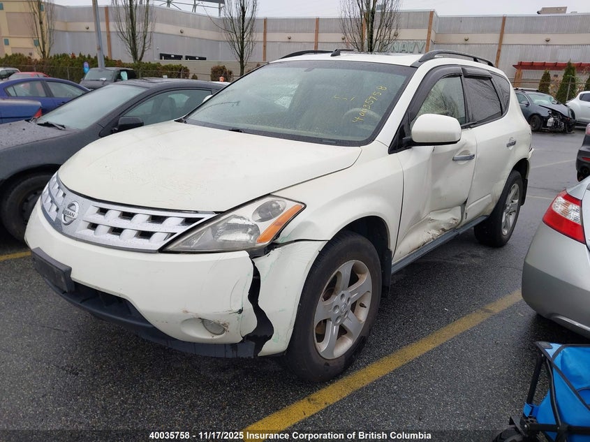 JN8AZ08W05W404329 2005 NISSAN MURANO photo no. 2