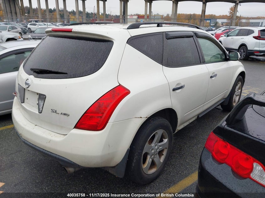 JN8AZ08W05W404329 2005 NISSAN MURANO photo no. 4