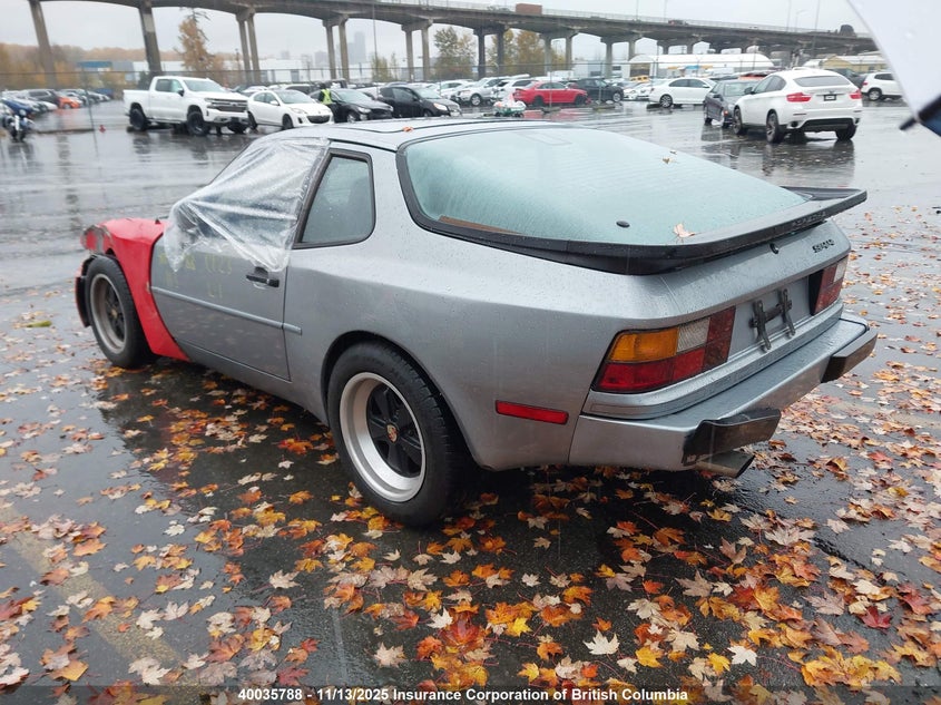 WP0AA0941GN450275 1986 PORSCHE 944 photo no. 3