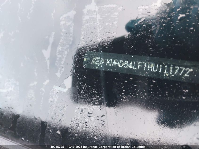 2017 Hyundai Elantra Se/Value/Limited VIN: KMHD84LF1HU111772 Lot: 40035795