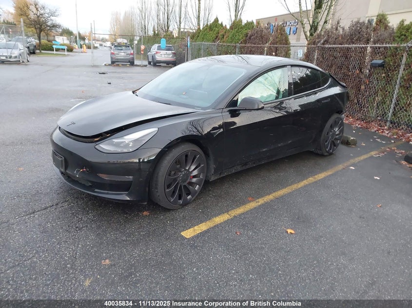 5YJ3E1EC4NF204672 2022 TESLA MODEL 3 photo no. 2