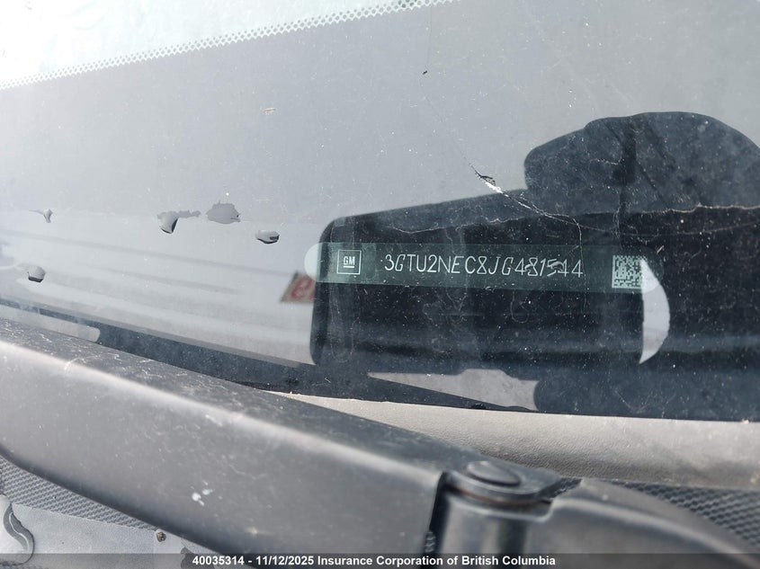 3GTU2NEC8JG481544 2018 GMC SIERRA photo no. 9