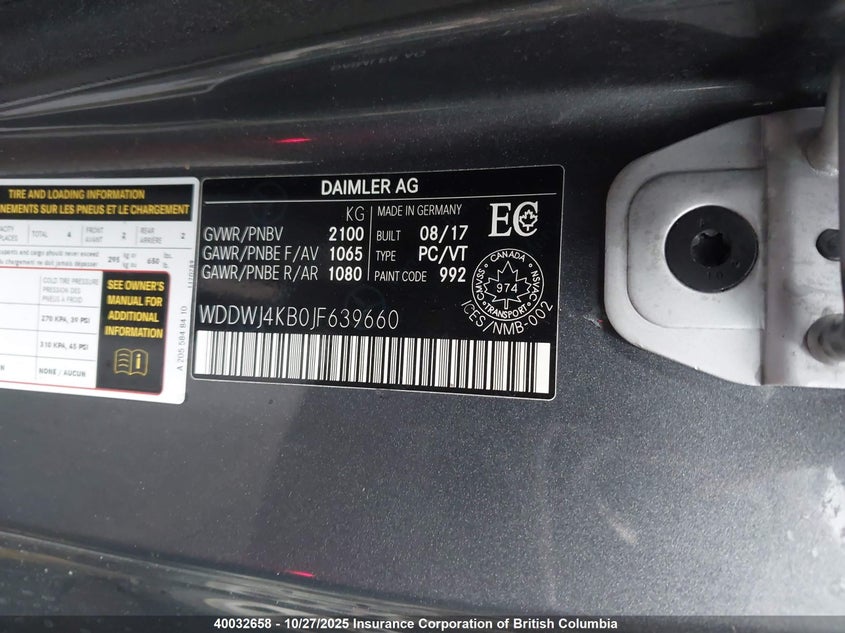 WDDWJ4KB0JF639660 2018 MERCEDES-BENZ C-KLASSE photo no. 9