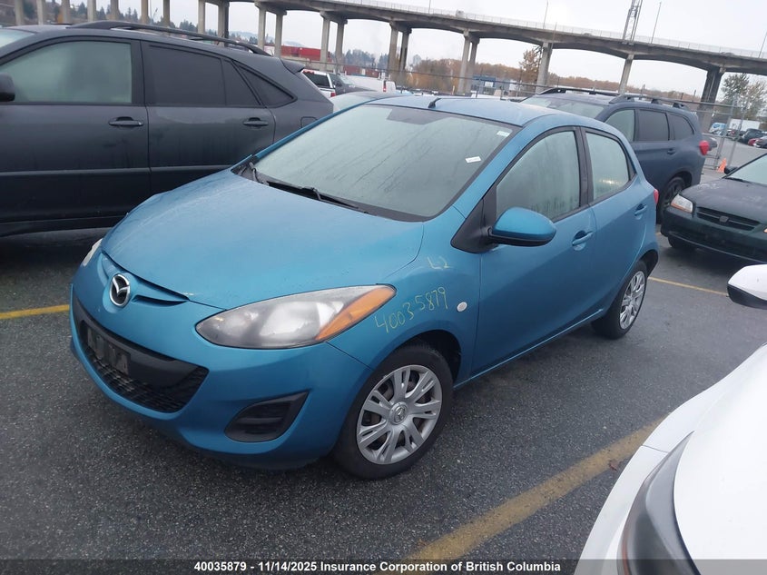 JM1DE1HY1B0111632 2011 MAZDA 2 photo no. 2