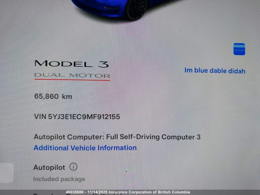5YJ3E1EC9MF912155 2021 TESLA MODEL 3 photo no. 15