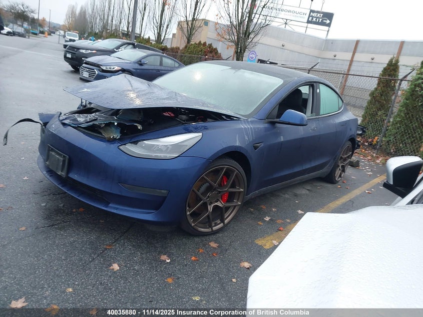 5YJ3E1EC9MF912155 2021 TESLA MODEL 3 photo no. 2