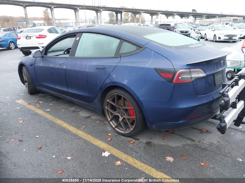 5YJ3E1EC9MF912155 2021 TESLA MODEL 3 photo no. 3