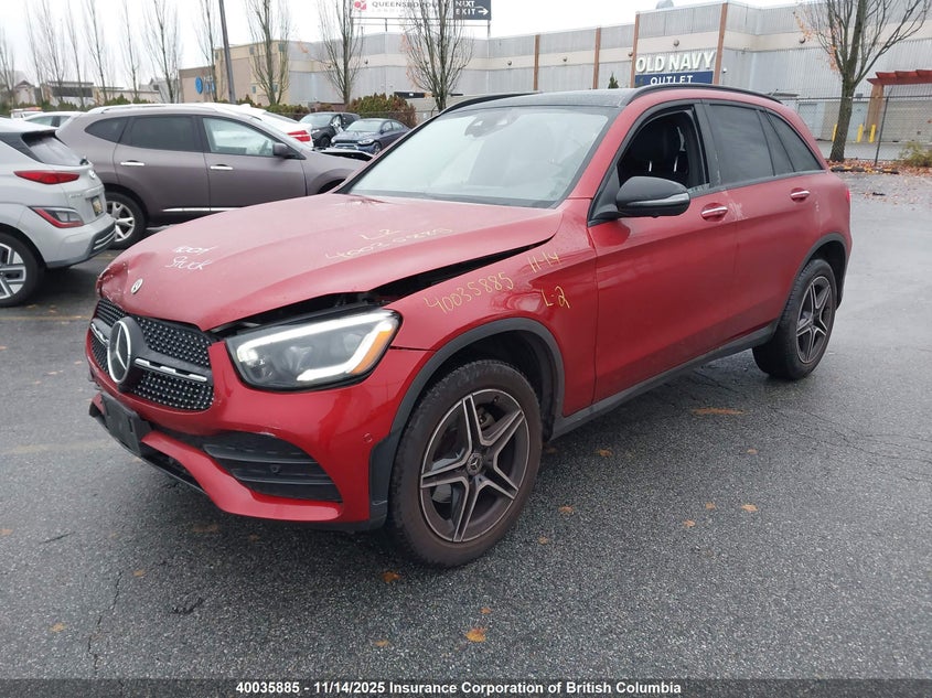 W1N0G8EB4NV383898 2022 MERCEDES-BENZ GLC photo no. 2