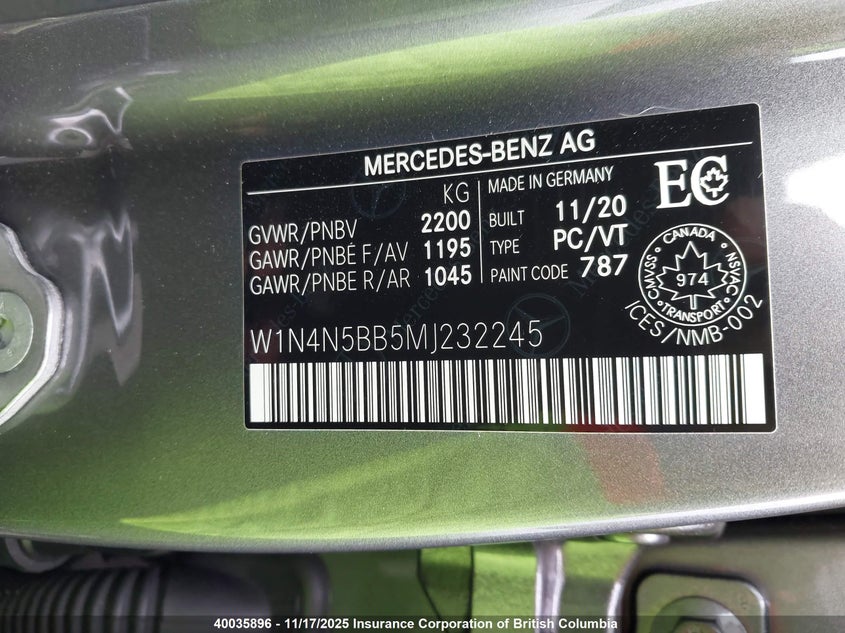 W1N4N5BB5MJ232245 2021 MERCEDES-BENZ GLA-KLASSE photo no. 9