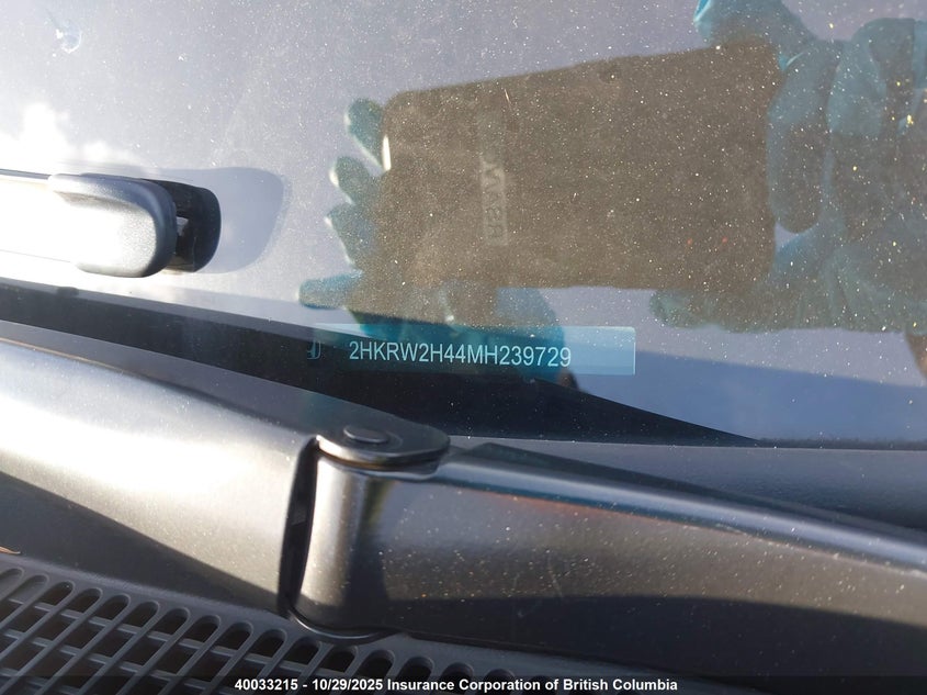 2HKRW2H44MH239729 2021 HONDA CR-V photo no. 9