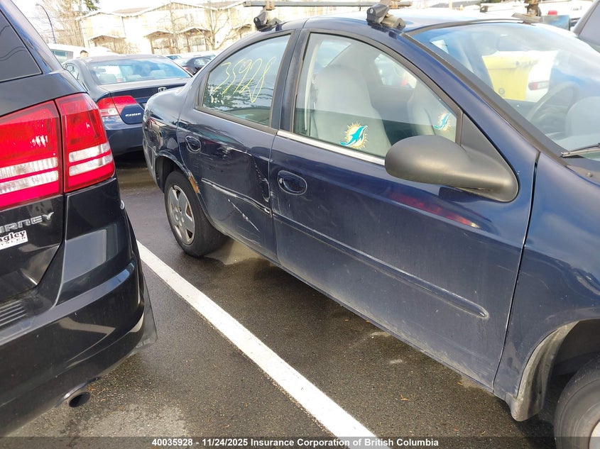 2004 Dodge Neon Sx 2.0 VIN: 1B3ES46C84D632429 Lot: 40035928