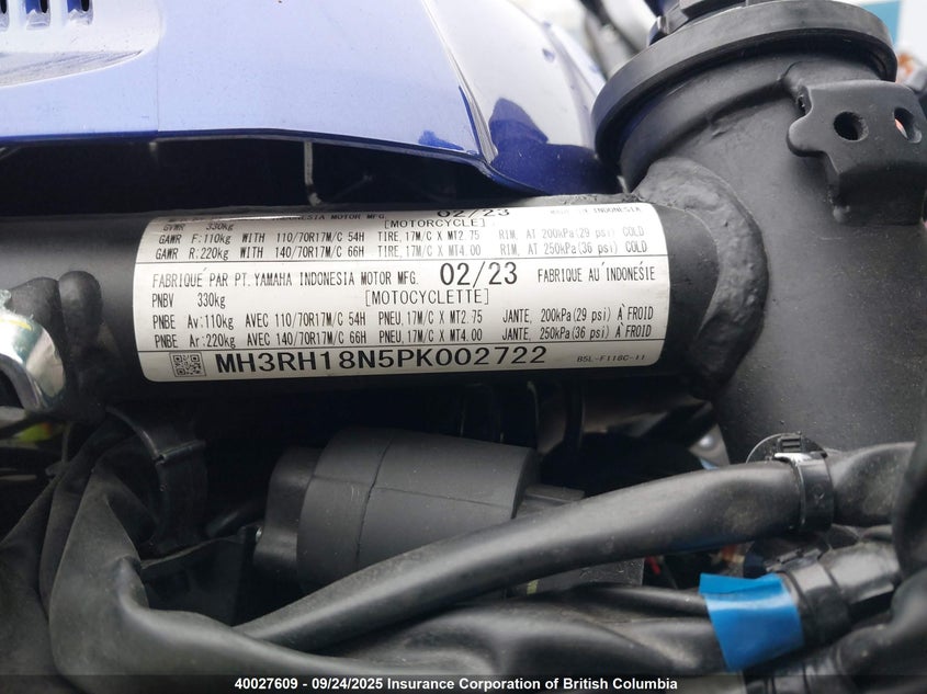 MH3RH18N5PK002722 2023 YAMAHA YZF photo no. 10
