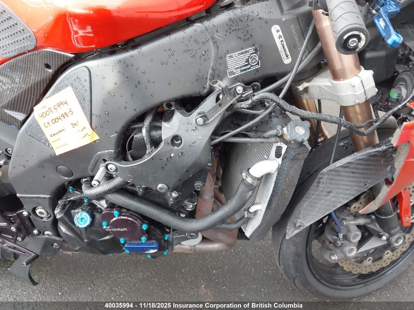 JKAZXCE139A024929 2009 KAWASAKI ZX photo no. 16