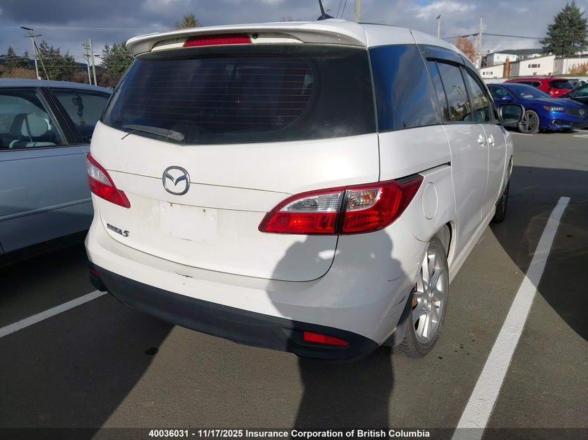 JM1CW2DL4C0122490 2012 MAZDA 5 photo no. 4