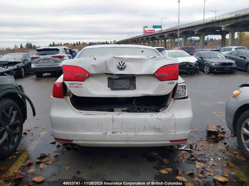 2014 Volkswagen Jetta Tdi VIN: 3VWDL7AJ7EM359209 Lot: 40033741