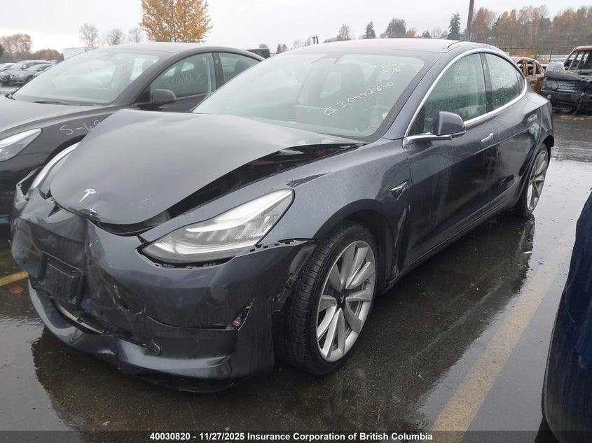 5YJ3E1EA8JF028735 2018 TESLA MODEL 3 photo no. 2
