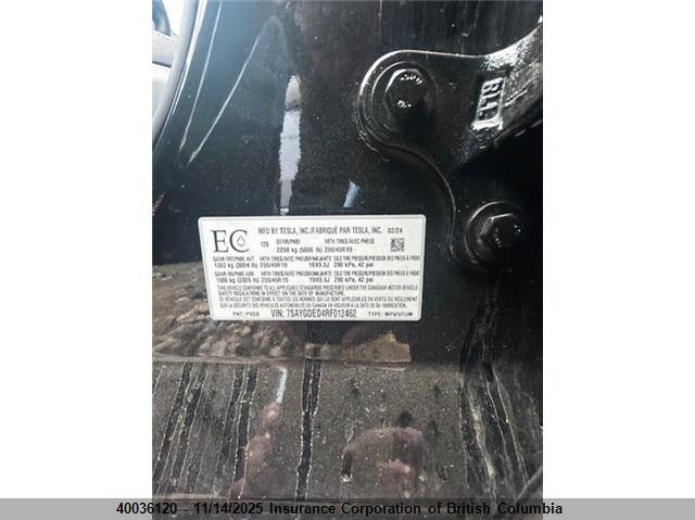 7SAYGDED4RF012462 2024 TESLA MODEL Y photo no. 9