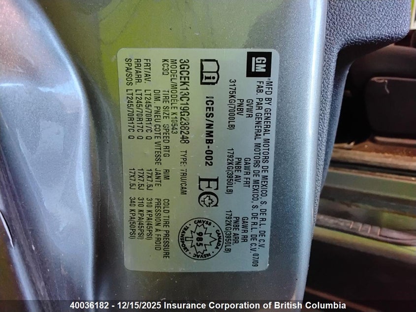 3GCEK13C19G238248 2009 CHEVROLET SILVERADO photo no. 5