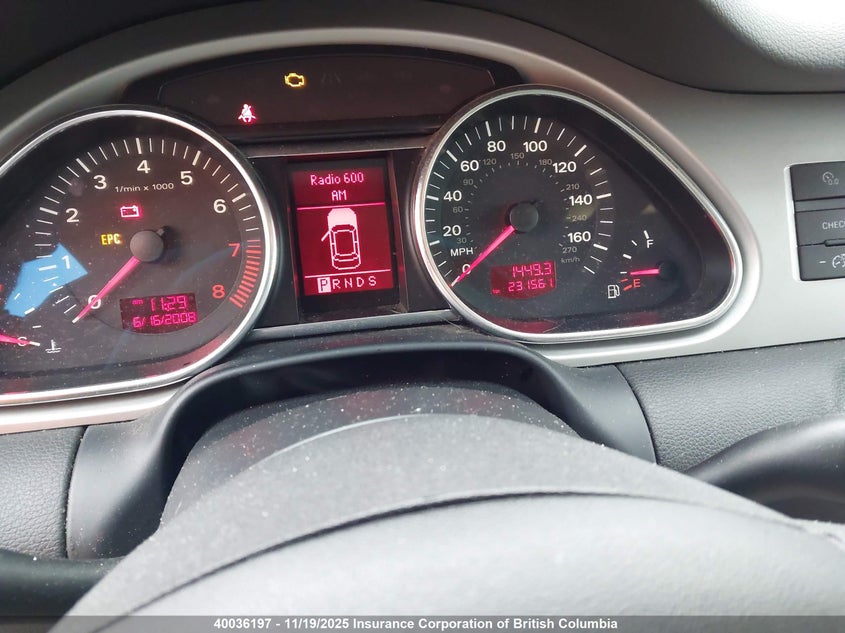 WA1AY74L68D023520 2008 AUDI Q7 photo no. 7