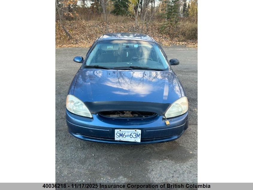 2002 Ford Taurus Se VIN: 1FAFP53U82G250846 Lot: 40036218