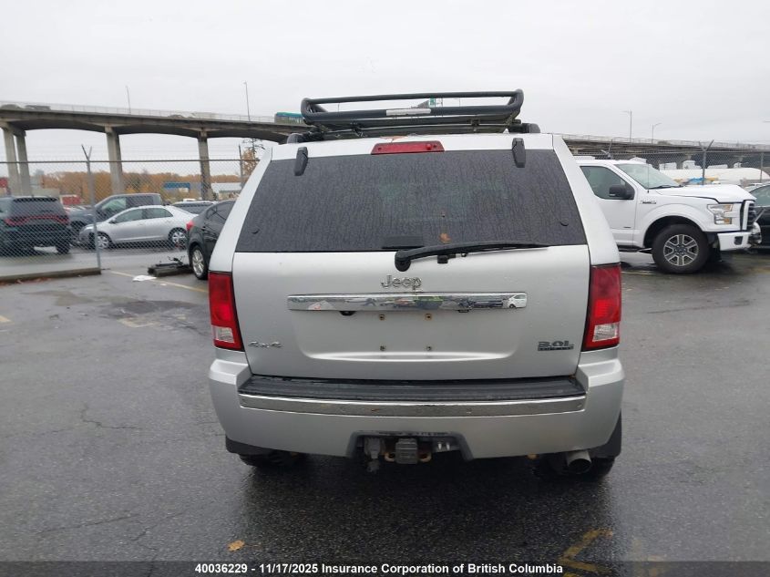 2008 Jeep Grand Cherokee Overland VIN: 1J8HR68M18C101263 Lot: 40036229