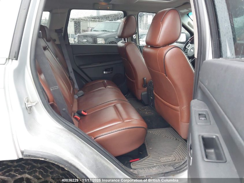 2008 Jeep Grand Cherokee Overland VIN: 1J8HR68M18C101263 Lot: 40036229