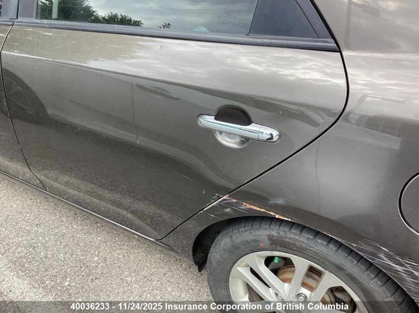 2012 Kia Forte VIN: KNAFU4A22C5583312 Lot: 40036233